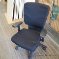 Black Fabric Argus Synchro Tilt Mid Back Office Task Chair