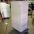 Beige Global 4 Drawer Vertical File Cabinet