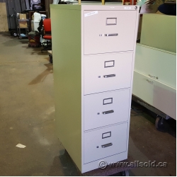 Beige Hon 4 Drawer Vertical File Cabinet