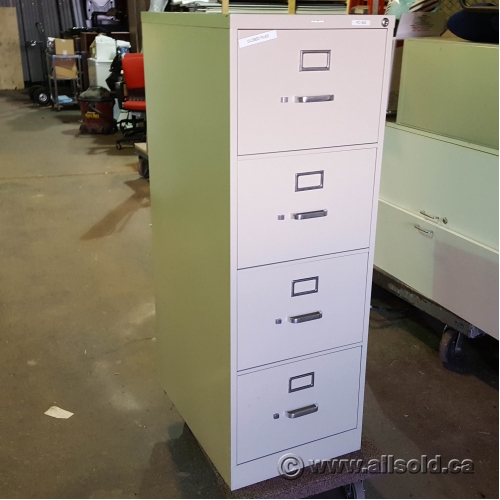 Beige Hon 4 Drawer Vertical File Cabinet Allsold Buy Sell