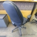 Black Adjustable Office Task Chair w/ Padded Arms