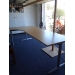 Blonde Ikea Effektiv-T Corner Desk Worktable w/ Curve Runoff End
