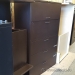 Brown Teknion 5 Drawer Lateral File Cabinet