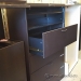 Brown Teknion 5 Drawer Lateral File Cabinet