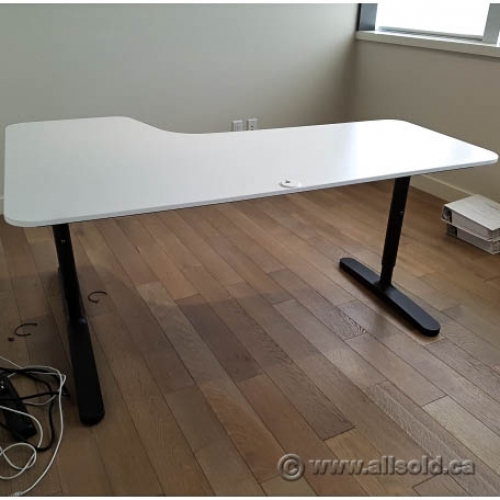 Blonde Ikea Bekant Corner Desk Allsold Buy Sell Used