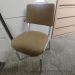 Brown Cloth Metal Stacking Chair, Training Banquet Stackable
