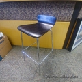 Espresso 30" Felix Counter Bar Stool w/ Chrome Base