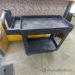 Black Rubbermaid Material Handling Utility Cart 39" x 17" x 33"