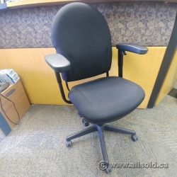 Black Fabric Steelcase Turnstone Office Task Chair