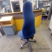 Blue High Back Adjustable Office Task Chair w/o Arms