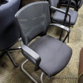 Black Mesh Back Guest Side Chair