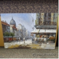 "French Brewery" Painted Canvas Wall Art by Unknown Artist