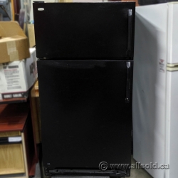 Black GE Concept II Fridge w/ Top Load Freezer CRTW1600RL-1