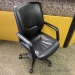 Keilhauer Respons Black Leather Adjustable Meeting / Task Chair