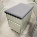 Steelcase Answer 2 Drawer Silver Rolling Pedestal Grey Cushion