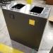 Busch Systems Aristata 2 Slot Industrial Business Garbage Can
