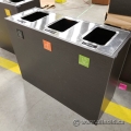 Busch Systems Aristata 3 Slot Industrial Recycle Garbage Can