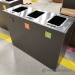 Busch Systems Aristata 3 Slot Industrial Recycle Garbage Can
