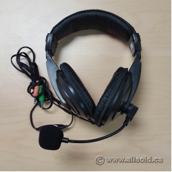 Headphone Komc KM-750MV Multimedia Black
