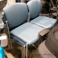 Steelcase Blue Office Stacking Guest Chairs