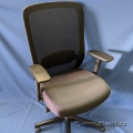 HON Basyx Black Mesh / Cloth High Back Rolling Task Chair