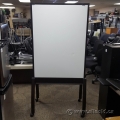 Teknion Black Rolling Mobile Whiteboard