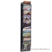 10 Pocket Black Mesh Hanging Wall File Magazine Display