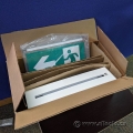 Die-cast Edge-lit Pictogram Running Man Exit Sign NIB