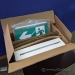Die-cast Edge-lit Pictogram Running Man Exit Sign NIB