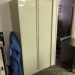Tall Beige 2 Door Storage Cabinet, Locking