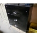 Fire King Black 3 Drawer Lateral fireproof File Cabinet
