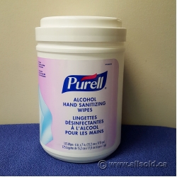 PURELL Commercial Alcohol Hand Sanitizing Wipe Canister