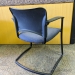 Teknion Blue Pattern Office Guest Chair