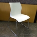 Nami by Teknion White Plastic Office Stacking Guest Chair