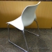 Nami by Teknion White Plastic Office Stacking Guest Chair