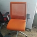 Steelcase Think Orange Mesh Back Adjustable Ergonomic Task Chair