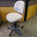 Tan Drafting Stool Chair, No Arms