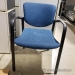 Blue Stacking Guest Chair w/ Fixed Arms