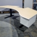81" Powered Sit Stand Desk w/ Box Drawer Storage