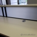 White L-Suite Reception Desk w/ Transaction Counter & Storage