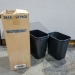 Case of 12 Waste Bins - 7 Gallon 15" Height - New In Box