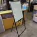 Adjustable Presentation Easel w/ Whiteboard & Paper Pad Retainer