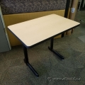 36" x 23" Blonde Training Desk Table