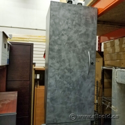 Grey Overhead Storage Hutch Cabinet
