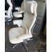 White Steelcase Leap WorkLounge Chair with Footstool