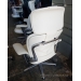 White Steelcase Leap WorkLounge Chair with Footstool