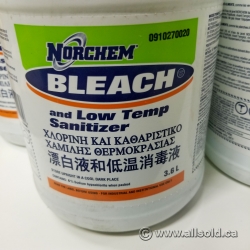 Lot of 5 - Norchem Bleach Low Temprature Sanitizer