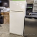 White Kenmore Apartment Sized Fridge with Top Freezer