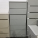 Grey TAB 6 Drawer Flip Front File Cabinet