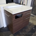 Mobile Cafeteria Cart w/ White Corian Counter Top